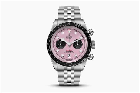 tudor bicomoax|tudor chronograph pink.